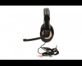 Słuchawki Gembird MHS-001 czarne z mikrofonem stereo dla graczy Słuchawki Gembird MHS-001 czarne z mikrofonem stereo dla graczy