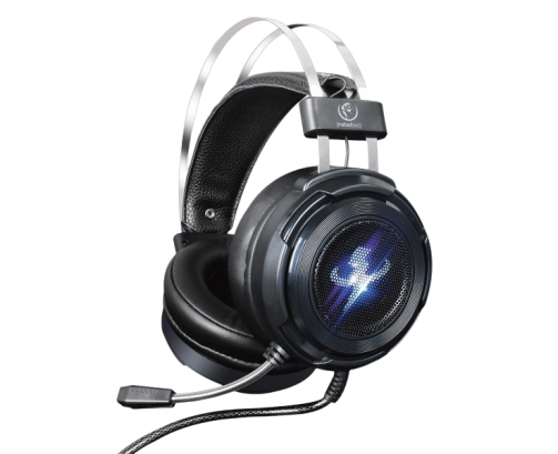 Słuchawki Rebeltec Thor 7.1 USB dla graczy z mikrofonem niebieskie