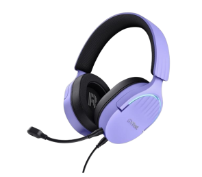 Słuchawki Trust GXT490P FAYZO 7.1 USB fioletowe gamingowe nauszne