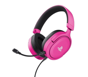 Słuchawki Trust GXT498B Forta Gaming Headset PS5 różowe nauszne