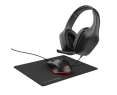 Zestaw GXT 790 3-in-1 Gaming słuchawki mysz podkładka czarny Zestaw GXT 790 3-in-1 Gaming słuchawki mysz podkładka czarny