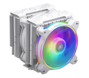 Chłodzenie CPU Cooler Master Hyper 622 Halo białe ARGB 6 heatpipe podwójny radiator
