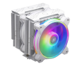 Chłodzenie CPU Cooler Master Hyper 622 Halo białe ARGB 6 heatpipe podwójny radiator Chłodzenie CPU Cooler Master Hyper 622 Halo białe ARGB 6 heatpipe podwójny radiator