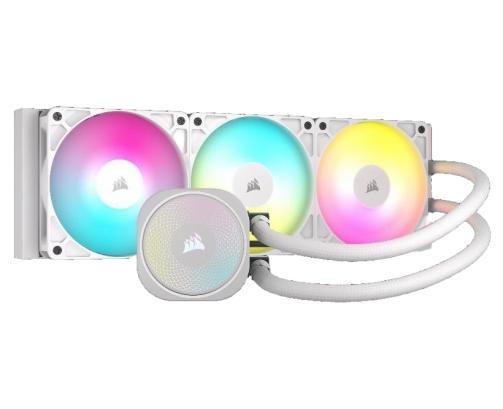 Chłodzenie CPU Corsair NAUTILUS 360 ARGB 360 mm białe wydajne