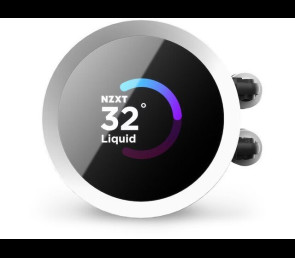 Chłodzenie NZXT Kraken 240 RGB LCD białe wydajne ciche z podświetleniem