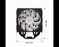 Chłodzenie procesora ENDORFY Fera 5 Black ARGB wydajne ciche LED Chłodzenie procesora ENDORFY Fera 5 Black ARGB wydajne ciche LED
