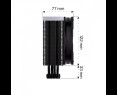 Chłodzenie procesora ENDORFY Fera 5 Black ARGB wydajne ciche LED Chłodzenie procesora ENDORFY Fera 5 Black ARGB wydajne ciche LED