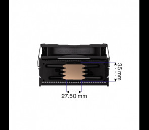 Chłodzenie procesora ENDORFY Fera 5 Black ARGB wydajne ciche LED