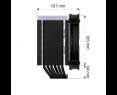Chłodzenie procesora Fortis 5 Black ARGB ciche wydajne LED Chłodzenie procesora Fortis 5 Black ARGB ciche wydajne LED