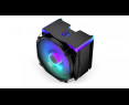 Chłodzenie procesora Fortis 5 Black ARGB ciche wydajne LED Chłodzenie procesora Fortis 5 Black ARGB ciche wydajne LED