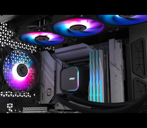 Chłodzenie procesora MSI MAG CORELIQUID A13 360mm ARGB lekka konstrukcja cieczy