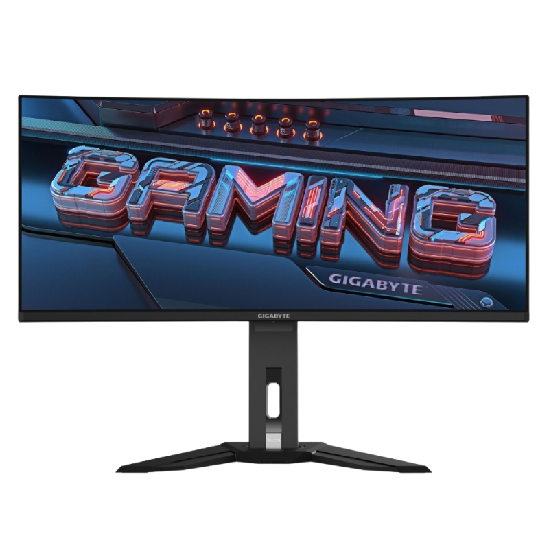 Gigabyte Monitor 34 cale MO34WQC QD-OLED WQHD wydajny gamingowy Gigabyte Monitor 34 cale MO34WQC QD-OLED WQHD wydajny gamingowy