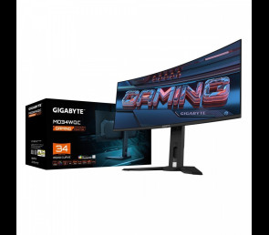 Gigabyte Monitor 34 cale MO34WQC QD-OLED WQHD wydajny gamingowy
