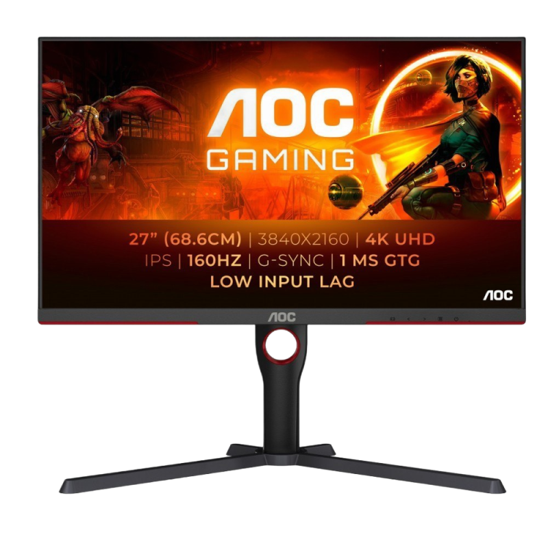 Monitor AOC U27G3X 27 cali 4K 160Hz IPS gamingowy z Pivot Monitor AOC U27G3X 27 cali 4K 160Hz IPS gamingowy z Pivot