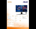 Monitor Asus ROG Strix XG27AQ 27 WQHD 170Hz szybki IPS z głośnikami Monitor Asus ROG Strix XG27AQ 27 WQHD 170Hz szybki IPS z głośnikami