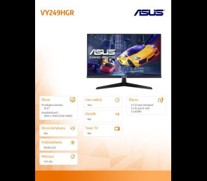 Monitor Asus VY249HGR 23.8 FHD 120Hz IPS z technologią Eye Care
