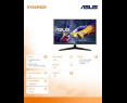 Monitor Asus VY249HGR 23.8 FHD 120Hz IPS z technologią Eye Care Monitor Asus VY249HGR 23.8 FHD 120Hz IPS z technologią Eye Care
