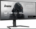 Monitor IIYAMA G-Master GCB3482WQSU-B1 34 cal 120Hz zakrzywiony VA UWQHD Monitor IIYAMA G-Master GCB3482WQSU-B1 34 cal 120Hz zakrzywiony VA UWQHD