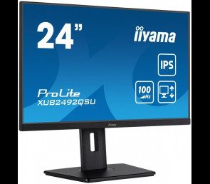 Monitor iiyama ProLite XUB2492QSU-B1 24 IPS QHD 100Hz USB-C