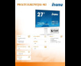 Monitor IIYAMA ProLite XUB2797QSU-W2 27 IPS QHD 100Hz z regulowaną wysokością Monitor IIYAMA ProLite XUB2797QSU-W2 27 IPS QHD 100Hz z regulowaną wysokością