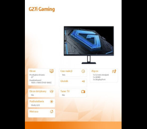 Monitor XIAOMI G27i Gaming 27 FHD 165Hz szybki IPS z FreeSync