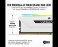 Pamięć Corsair Vengeance RGB PRO SL 32GB DDR4 3600MHz biały Pamięć Corsair Vengeance RGB PRO SL 32GB DDR4 3600MHz biały
