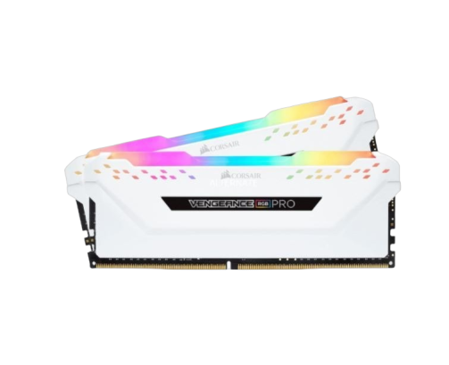 Pamięć DDR4 Corsair Vengeance RGB 16GB 3200MHz biała CL16