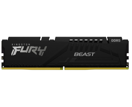 Pamięć DDR5 Kingston Fury Beast 16GB 5200 CL40 czarna z radiatorem