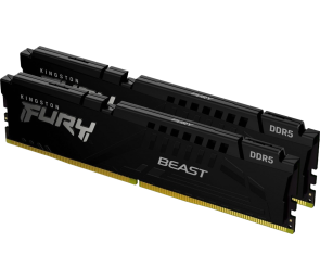 Pamięć DDR5 Kingston Fury Beast Black 64GB 5600 CL40 wydajna