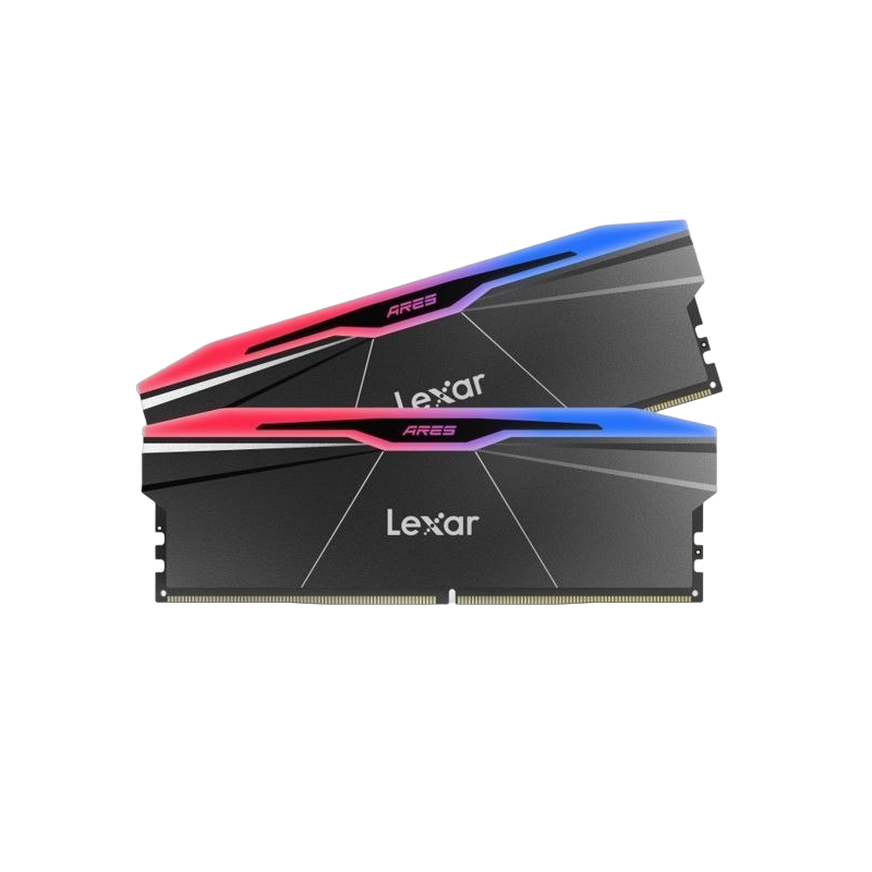 Pamięć DDR5 Lexar ARES RGB Black 32GB 6000MHz CL28 dla graczy Pamięć DDR5 Lexar ARES RGB Black 32GB 6000MHz CL28 dla graczy