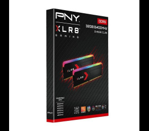 Pamięć DDR5 PNY XLR8 RGB 32GB 6400MHz C36 ekstremalna wydajność dla graczy