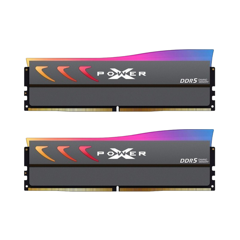 Pamięć DDR5 Silicon Power XPOWER Storm RGB 32GB 6000MHz 2x16GB CL36 szara Pamięć DDR5 Silicon Power XPOWER Storm RGB 32GB 6000MHz 2x16GB CL36 szara