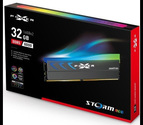 Pamięć DDR5 Silicon Power XPOWER Storm RGB 32GB 6000MHz 2x16GB CL36 szara