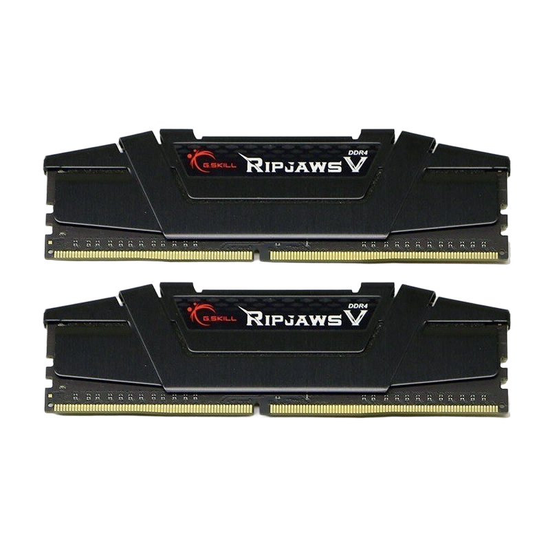Pamięć G.SKILL DDR4 32GB 4400MHz CL19 RipjawsV czarna z radiatorem Pamięć G.SKILL DDR4 32GB 4400MHz CL19 RipjawsV czarna z radiatorem
