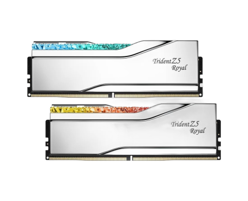 Pamięć G.SKILL DDR5 32GB 7200MHz CL34 Trident Z5 Royal RGB srebrna