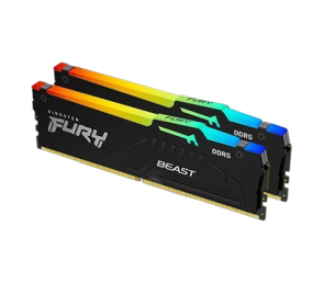 Pamięć Kingston DDR5 Fury Beast RGB 32GB 6400 MHz CL32 czarna
