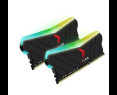 Pamięć PNY XLR8 32GB DDR4 3200MHz RGB wydajna zestaw 2 szt. Pamięć PNY XLR8 32GB DDR4 3200MHz RGB wydajna zestaw 2 szt.