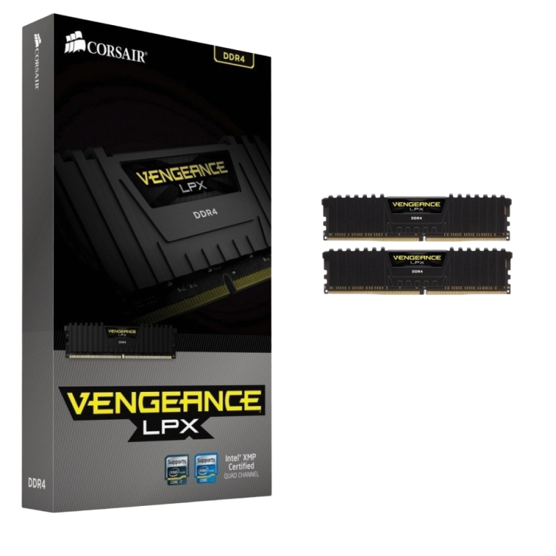 Pamięć RAM Corsair DDR4 Vengeance LPX 16GB 2400MHz 2x8GB CL14 czarna Pamięć RAM Corsair DDR4 Vengeance LPX 16GB 2400MHz 2x8GB CL14 czarna