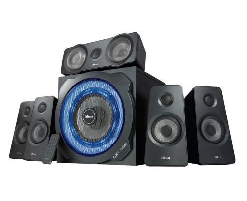 Głośnik Trust GXT 658 Tytan 5.1 Surround mocny dźwięk gamingowy z subwooferem