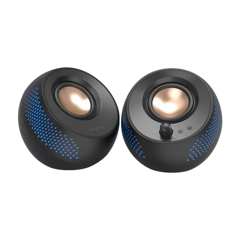 Głośniki Creative Labs Pebble X RGB 2.0 z Bluetooth 30W czarne Głośniki Creative Labs Pebble X RGB 2.0 z Bluetooth 30W czarne