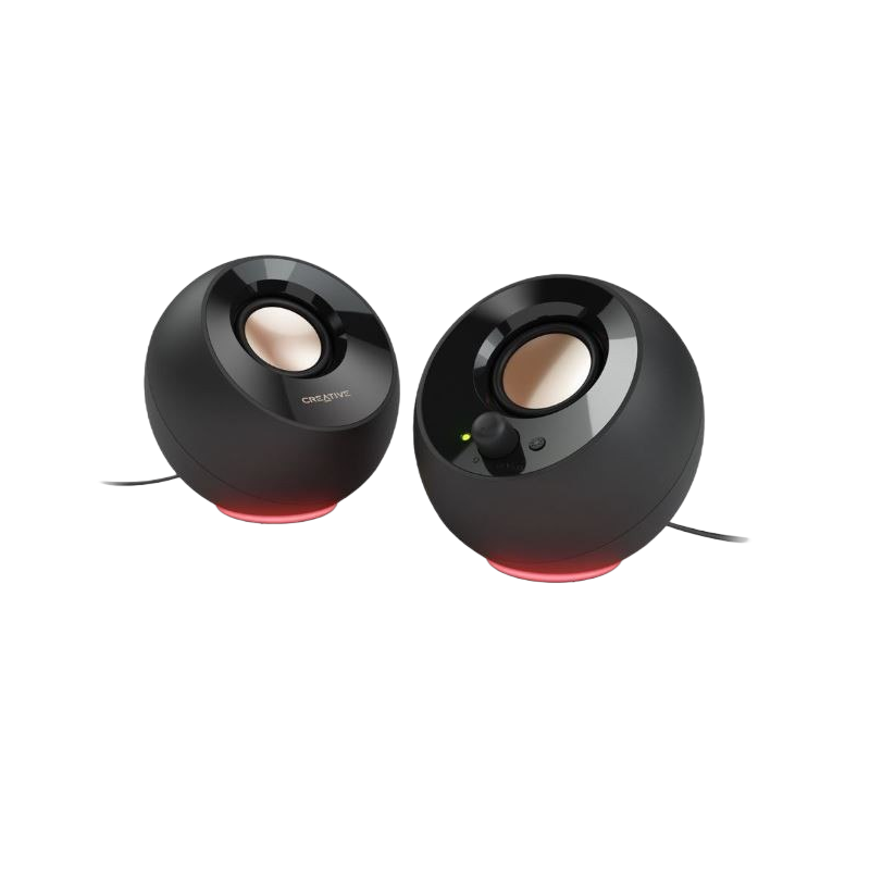 Głośniki Creative Pebble SE Czarny 2.0 z dynamicznym podświetleniem Głośniki Creative Pebble SE Czarny 2.0 z dynamicznym podświetleniem