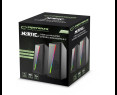 Głośniki Esperanza 2.0 USB LED Rainbow czarne do komputerów Głośniki Esperanza 2.0 USB LED Rainbow czarne do komputerów