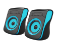 Głośniki Esperanza FLAMENCO 2.0 USB czarno-niebieskie stereofoniczne Głośniki Esperanza FLAMENCO 2.0 USB czarno-niebieskie stereofoniczne