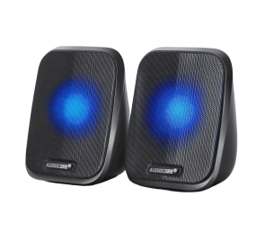 Głośniki komputerowe Audiocore AC835 6W USB czarne nowoczesne