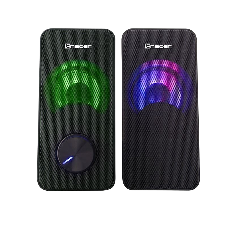 Głośniki Tracer 2.0 Loop RGB nowoczesne z USB dla graczy Głośniki Tracer 2.0 Loop RGB nowoczesne z USB dla graczy