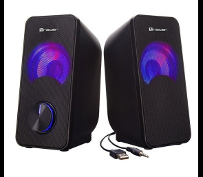 Głośniki Tracer 2.0 Loop RGB nowoczesne z USB dla graczy
