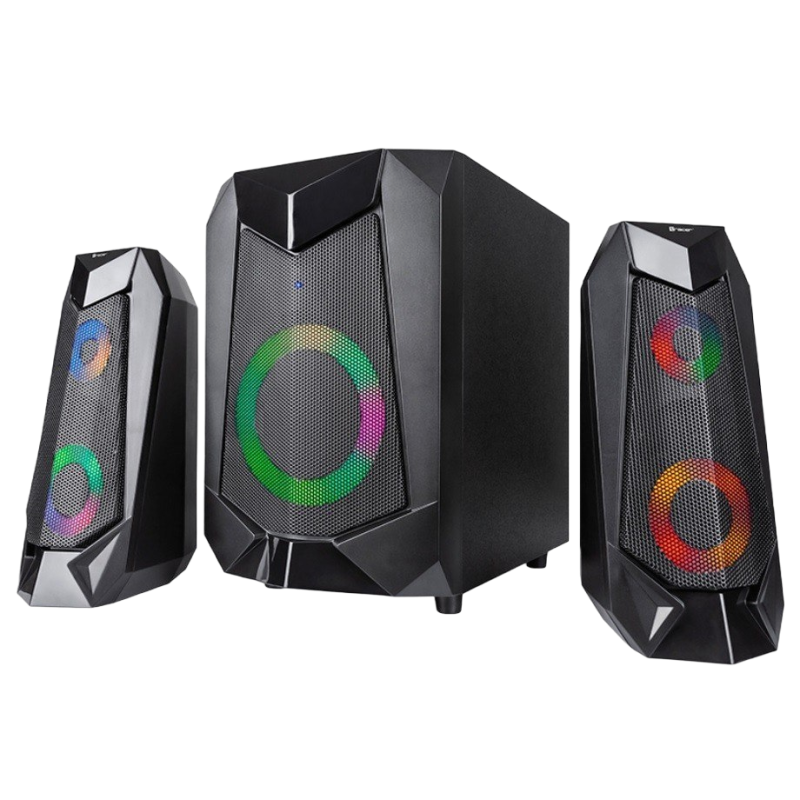 Głośniki Tracer 2.1 Hi-Cube RGB Bluetooth gamingowy zestaw multimedialny Głośniki Tracer 2.1 Hi-Cube RGB Bluetooth gamingowy zestaw multimedialny