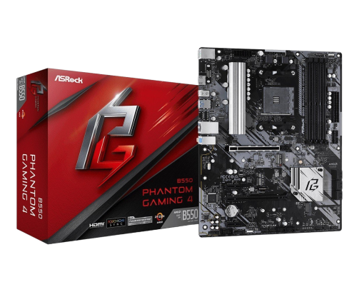 ASRock Płyta główna B550 Phantom Gaming 4 AM4 4DDR4 HDMI M.2 ATX