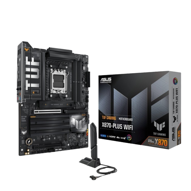 Asus Płyta główna TUF GAMING X870-PLUS WIFI AM5 DDR5 4x HDMI USB-C Asus Płyta główna TUF GAMING X870-PLUS WIFI AM5 DDR5 4x HDMI USB-C
