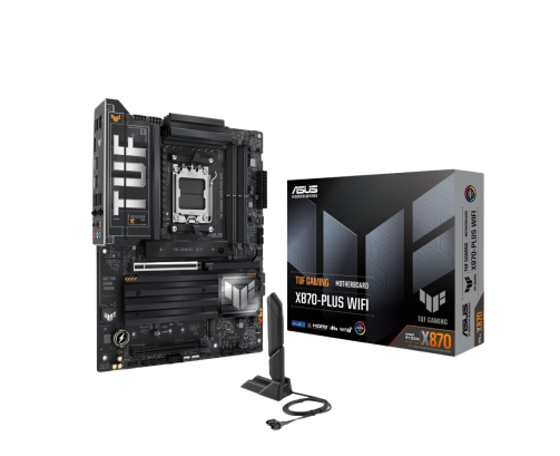 Asus Płyta główna TUF GAMING X870-PLUS WIFI AM5 DDR5 4x HDMI USB-C